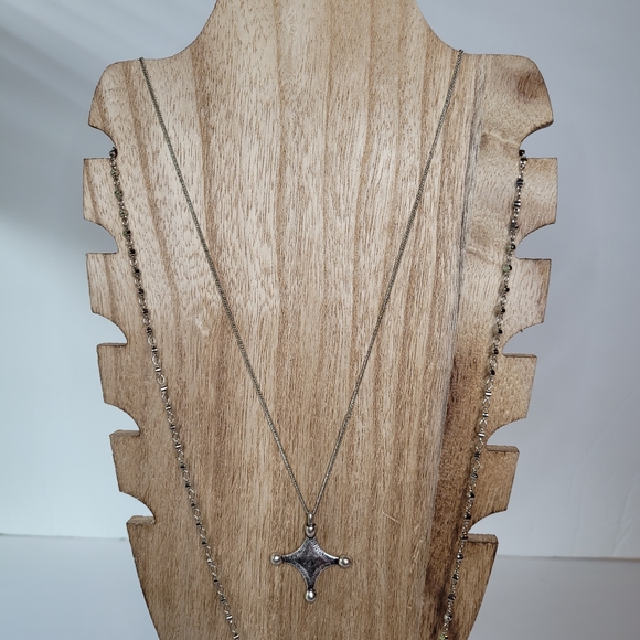 NWT Free People Route 66 layered necklace - Picture 2 of 7